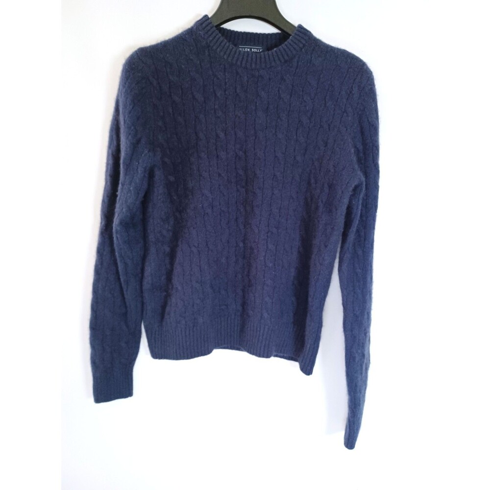 Allen & Solly Cashmere Sweater Medium Cable Knit Heritage Preppy Ivy League